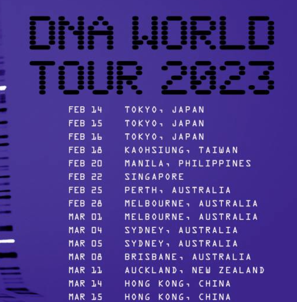 Backstreet Boy 世界巡迴演唱會2023時間表
