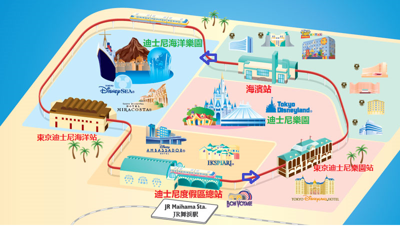 東京迪士尼海洋攻略 2024丨3種交通方法