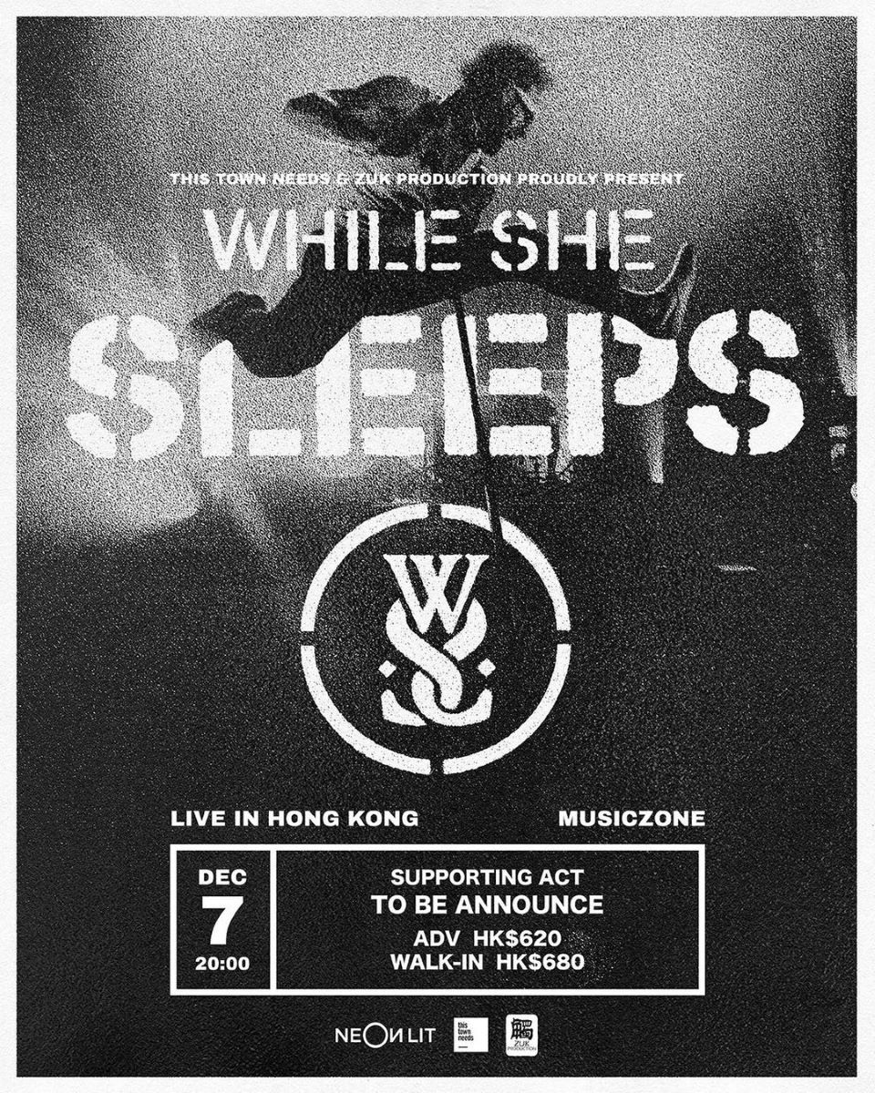 While She Sleeps演唱會香港2023｜7.7購票連結、發售日期、門票、座位表