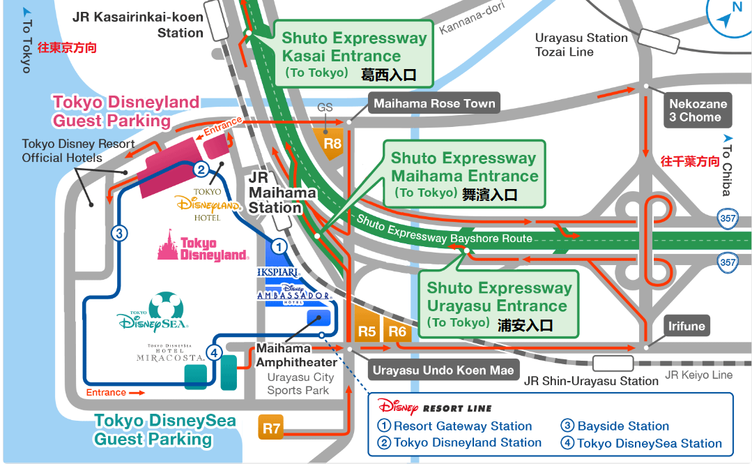 東京迪士尼海洋攻略 2024丨3種交通方法