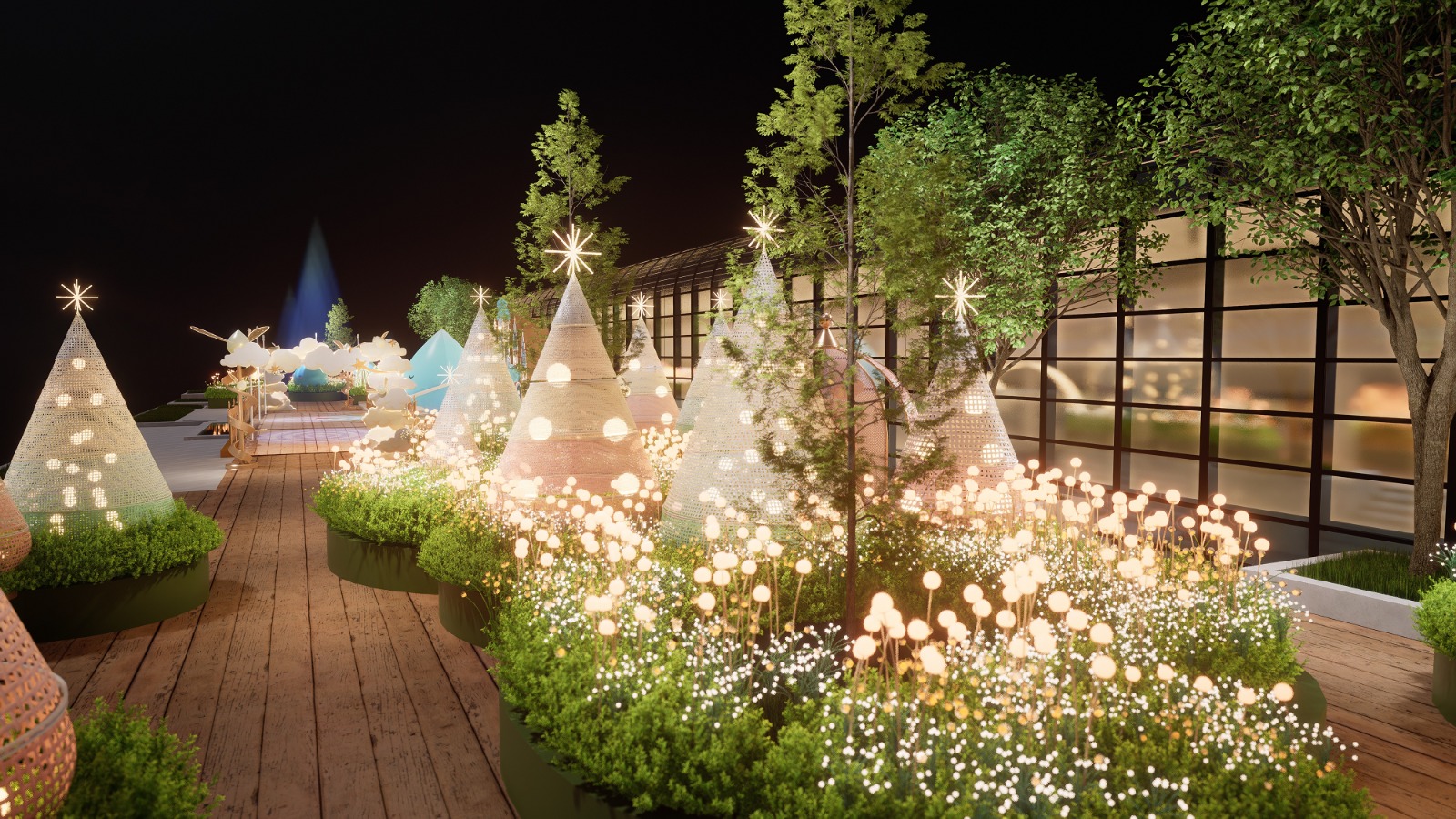 聖誕燈飾2023丨新界 14. 沙田新城市廣場