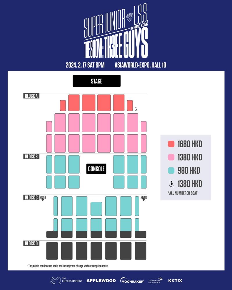 L.S.S.演唱會香港2024｜SUPER JUNIOR 1.11購票連結、發售日期、門票、座位表
